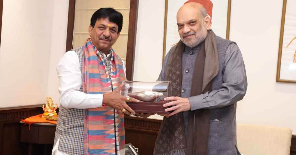 केंद्रीय मंत्री अमित शाह से यूपी के मंत्री कपिल देव अग्रवाल ने की भेंट: व्यापारियों और उद्यमियों की समस्याओं के समाधान पर की विस्तृत चर्चा