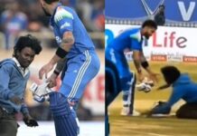 Sports News:विराट कोहली के पैर छूने वाला फैन क्या जेल में है? जानें सिक्योरिटी ब्रीच पर मिलती है कैसी सज़ा।