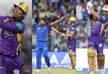 Sports Update:रहाणे-रघुवंशी की तूफानी पारियां, KKR ने मुंबई के खिलाफ ठोके 220 रन