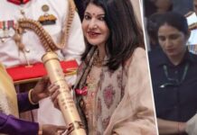 सम्मान समारोह में अलका याज्ञनिक को मिला पद्म भूषण, वीडियो देखकर फैंस की बढ़ी चिंता
