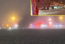 बर्फीले तूफान के बीच अमेरिका में प्राइवेट जेट हादसा, उड़ान भरते समय 7 की जान गई