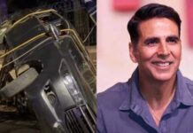 मुंबई में अक्षय कुमार की सुरक्षा में लगी कार हादसे का शिकार, ऑटो से टकराकर पलटी