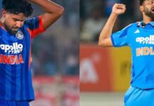 Sports News:टी20 वर्ल्ड कप शुरू होने से पहले भारत को करारा झटका, हर्षित राणा बाहर, सिराज की एंट्री