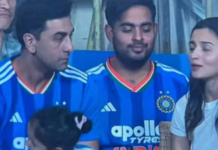 इंडिया-इंग्लैंड सेमीफाइनल: रणबीर-आलिया अपनी बेटी राहा के साथ स्टेडियम में, टीम इंडिया को दी जोरदार चीयर