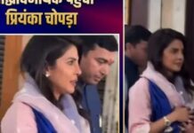 सिद्धिविनायक मंदिर पहुंचीं प्रियंका चोपड़ा, पिंक सूट में दिखा खूबसूरत देसी अंदाज