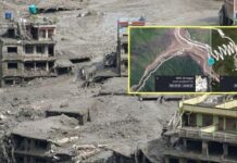 नेपाल की भोटेकोशी नदी में बाढ़ का कहर, सैटेलाइट तस्वीरों में दिखा तबाही से पहले और बाद का मंजर